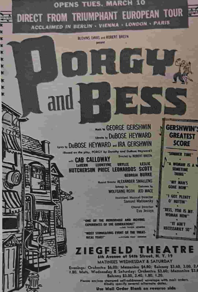 Lee más sobre el artículo “Porgy and Bess”, 2da Parte